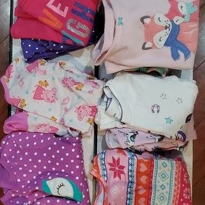 5T PJ lot all long sleeves with matching pants- 6 total sets